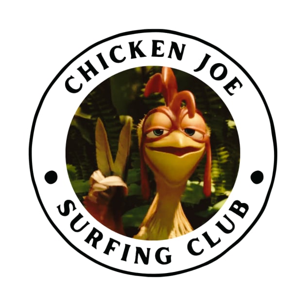 chicken joe surfing club funny by PSYCH90