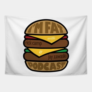 I'm Fat Podcast Logo Tapestry