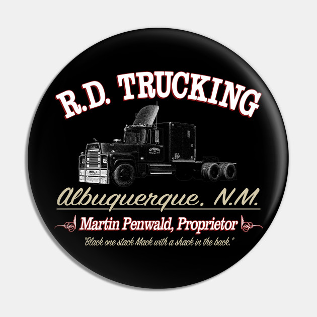 R D Trucking Custom Trucking Pin Teepublic
