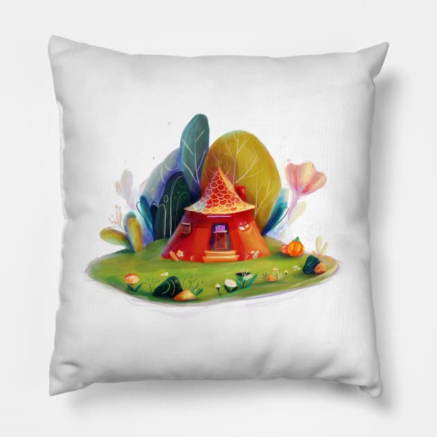 Magical Hut Pillow by Inspire Change