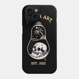 skull beach Phone Case