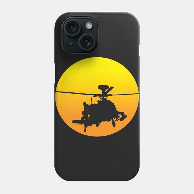 Apache Sunset Phone Case by Illustratorator