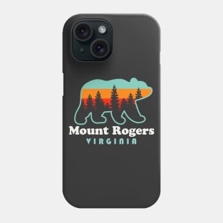 Mount Rogers Virginia Hiking Bear Phone Case