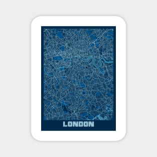 London - United Kingdom Peace City Map Magnet