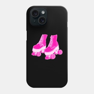 Pink Roller Skates Phone Case