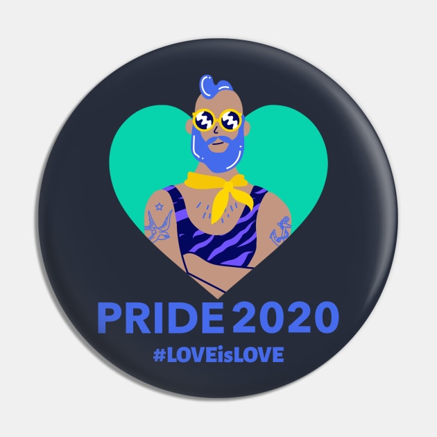 Pride 2020 by WOOF SHIRT Pin by WOOFSHIRT