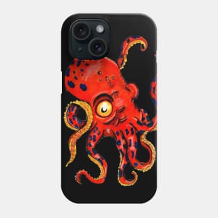 Octopus Kraken Traditional Japanese Deep Sea Squid Phone Case