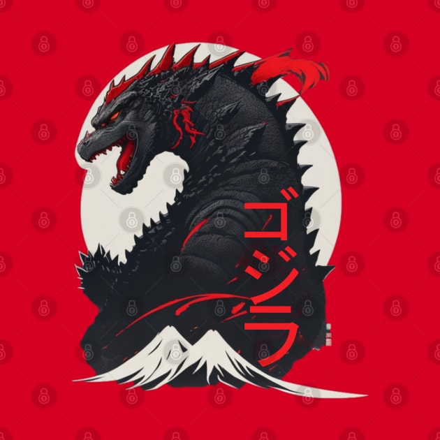 japanese karate godzilla by AOAOCreation