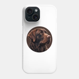 Chocolate Labrador Retriever Phone Case