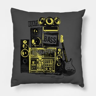 Bass Beats and Guitar Pillow