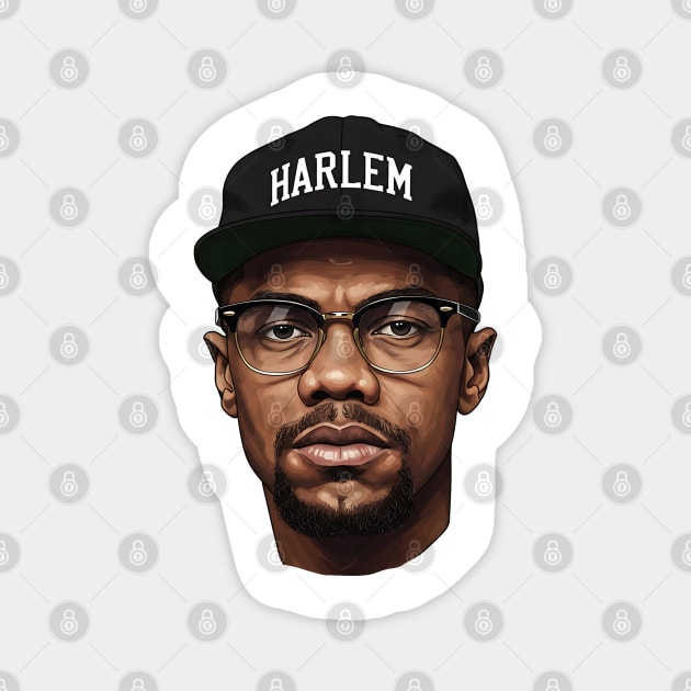Malcolm X: Harlem Magnet by UrbanLifeApparel