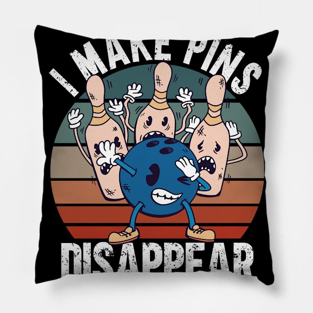 I Make Pins Disappear Pillow by TK Store
