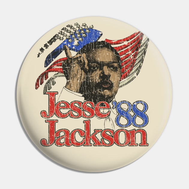 Jesse Jackson for President 1988 Pin by JCD666