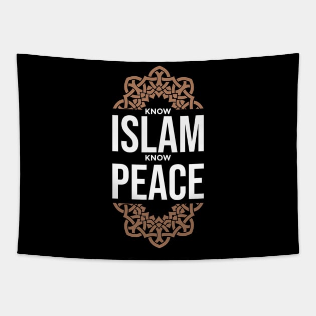 Know Islam Know Peace Tapestry by ahmadzakiramadhan