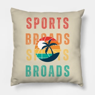 Sports Broads Sunset Pillow