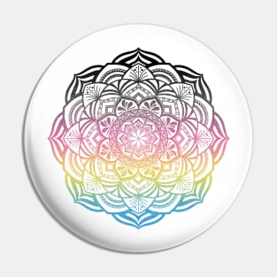 Polygender Pride Mandala Pin