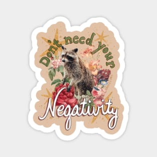 Positivity Raccoon Magnet