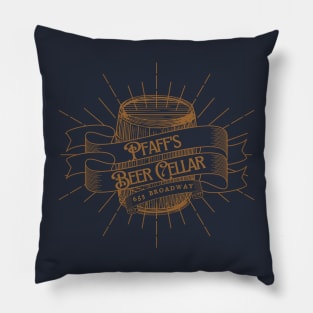 Pfaffs Beer Cellar On Broadway - Dickinson Series-Inspired Pillow