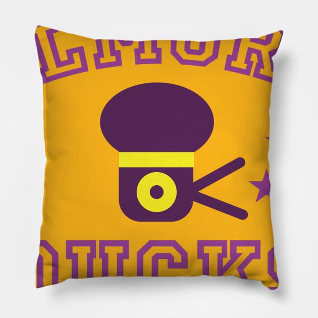 Elmore Ducks Pillow by MindsparkCreative