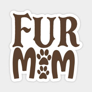 Fur mom Magnet