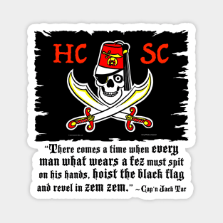 HCSC Jolly Roger & Cap'n Jack Tar Quote Magnet