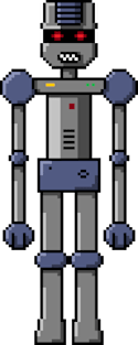 Pixel Robot 040 Magnet