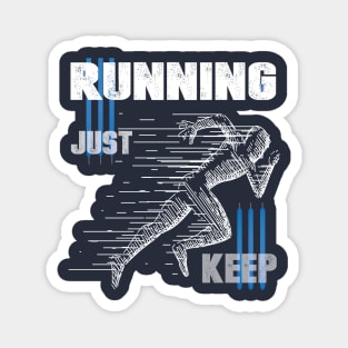 Mens Running Motivation Raptor Chase T Shirt Funny Tee Graphic Magnet