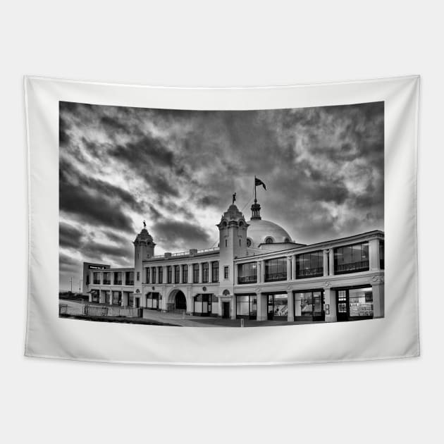 Sunday Morning at the Spanish City in Monochrome Tapestry by Violaman