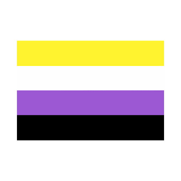 Non-Binary Pride Flag by JustGottaDraw