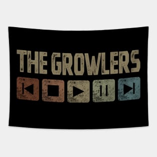 The Growlers Control Button Tapestry