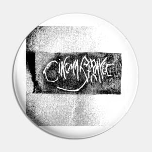 Cinema Strange deathrock goth band text name logo artwork stuff for dark punks Pin