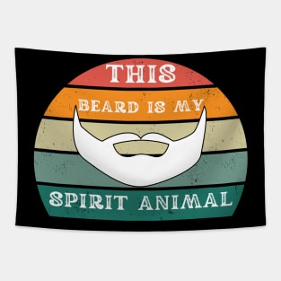 This Beard Is My Spirit Animal Tapestry