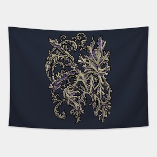 Floral Ornaments Tapestry