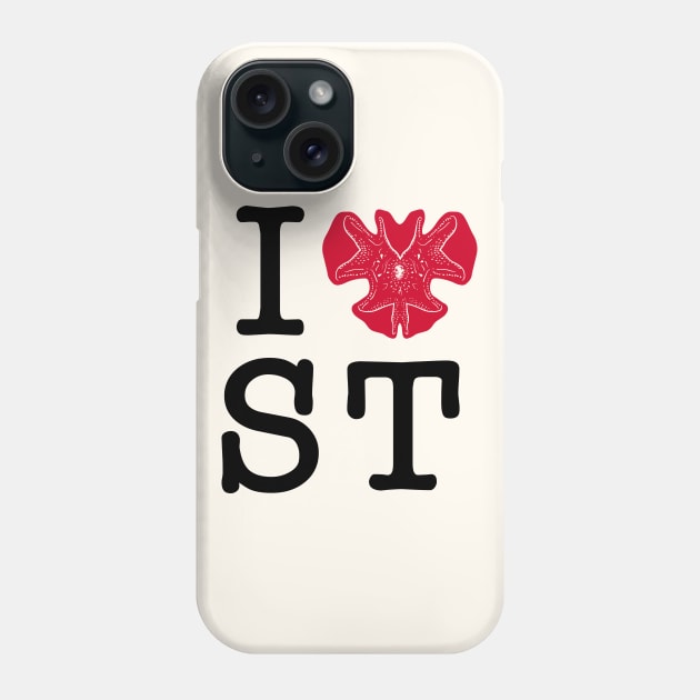 I LOVE STRANGER THINGS Phone Case by ALFBOCREATIVE