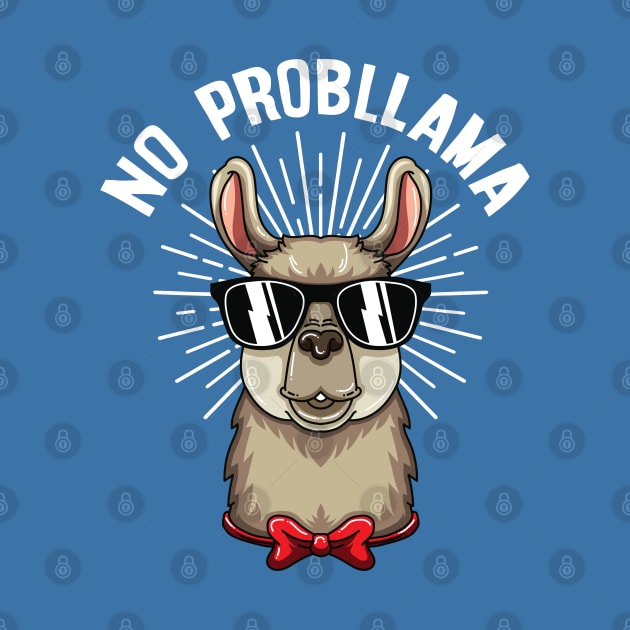 No Prob Llama Funny Llama Alpaca Lover by ghsp