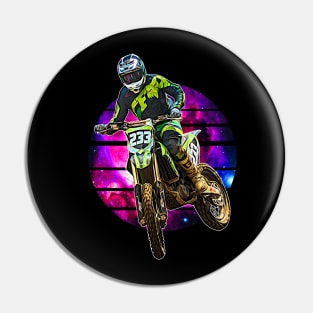 Motocross Rider No. 2 Pin