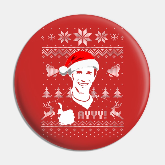 Ayyy Fonzie Christmas Parody Pin by Nerd_art