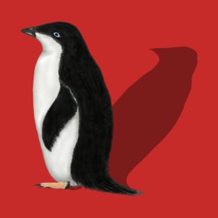 Adelie Penguin with Shadow T-Shirt