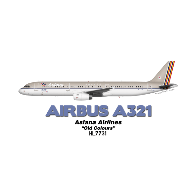 Airbus A321 - Asiana Airlines "Old Colours" by TheArtofFlying