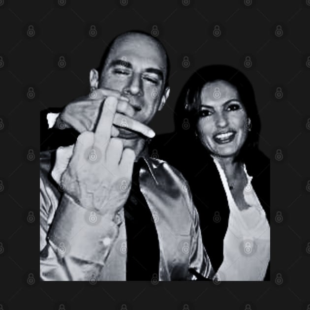 Vintage Elliot Stabler And Olivia Benson by AJIHAKEHA