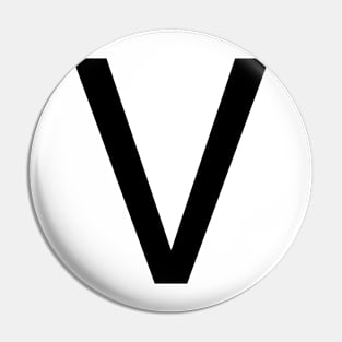 Helvetica V Pin