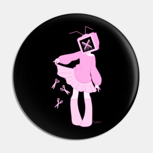 Scissor Sister Pink Pin