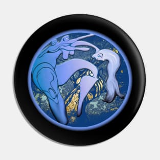 Moon Bubble Pin