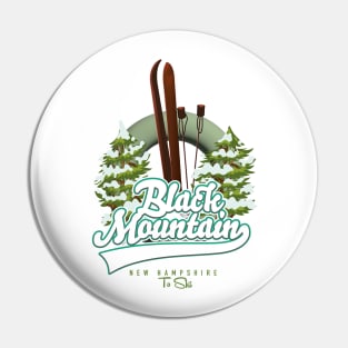 Black Mountain New Hampshire Ski logo Pin