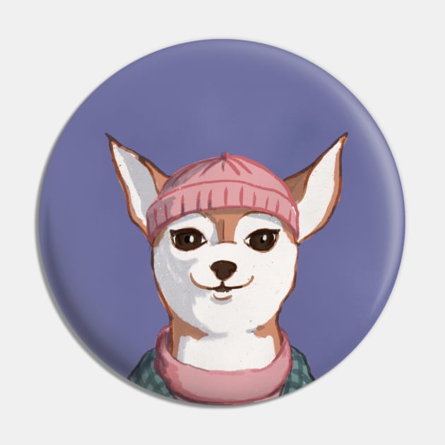 Girly Chihuahua Pin by CharlotteLorge