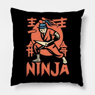 Ninja warrior Pillow