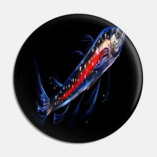 Patriotic Oarfish Pin