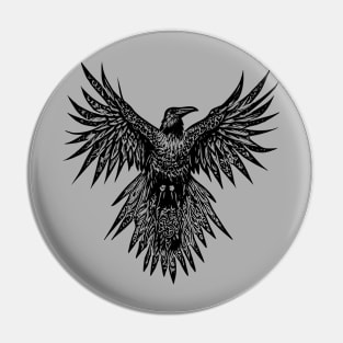 Raven, black only Pin