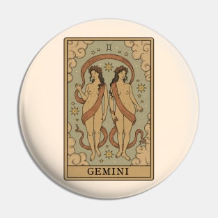 Gemini Card Pin