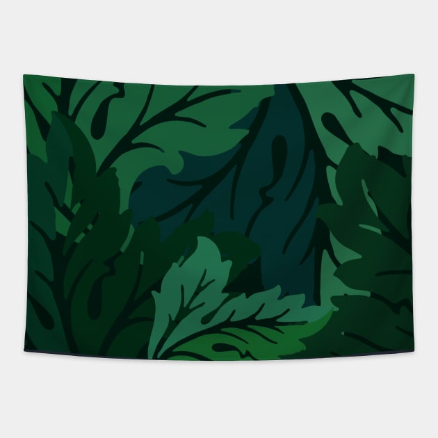 Leaves Tapestry by SanjStudio